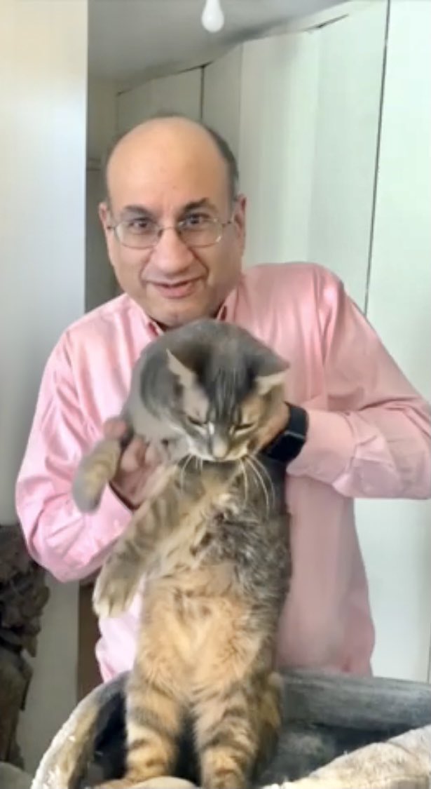 Prof. <a href="/jsovern/">Jeff Sovern</a> &amp; his dancing cat (and the rest of the <a href="/StJohnsLaw/">StJohnsLaw</a> faculty) with a video message of encouragement for our graduates who are taking the bar exam tomorrow. We are with you and we believe in you!youtu.be/3QYm2DYQCmI