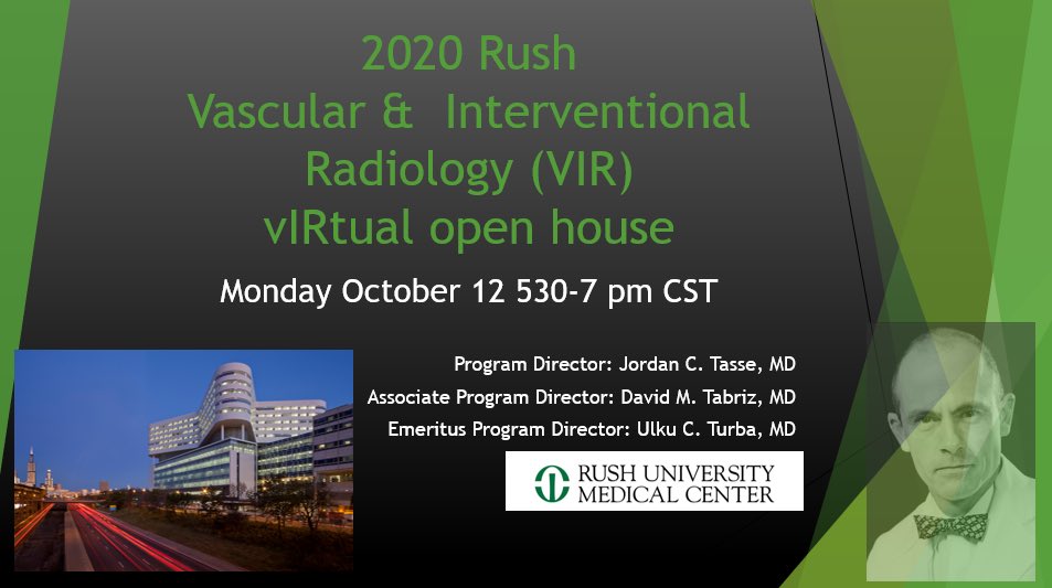Medical students, join us for a virtual open house on the IR residency at Rush!  Monday 10/12 at 530 pm CST.  Please register at: docs.google.com/forms/d/e/1FAI…                 <a href="/futureradres/">Future Radiology Residents</a> <a href="/SIRRFS/">SIR RFS</a> <a href="/theAPDIR/">APDIR</a>