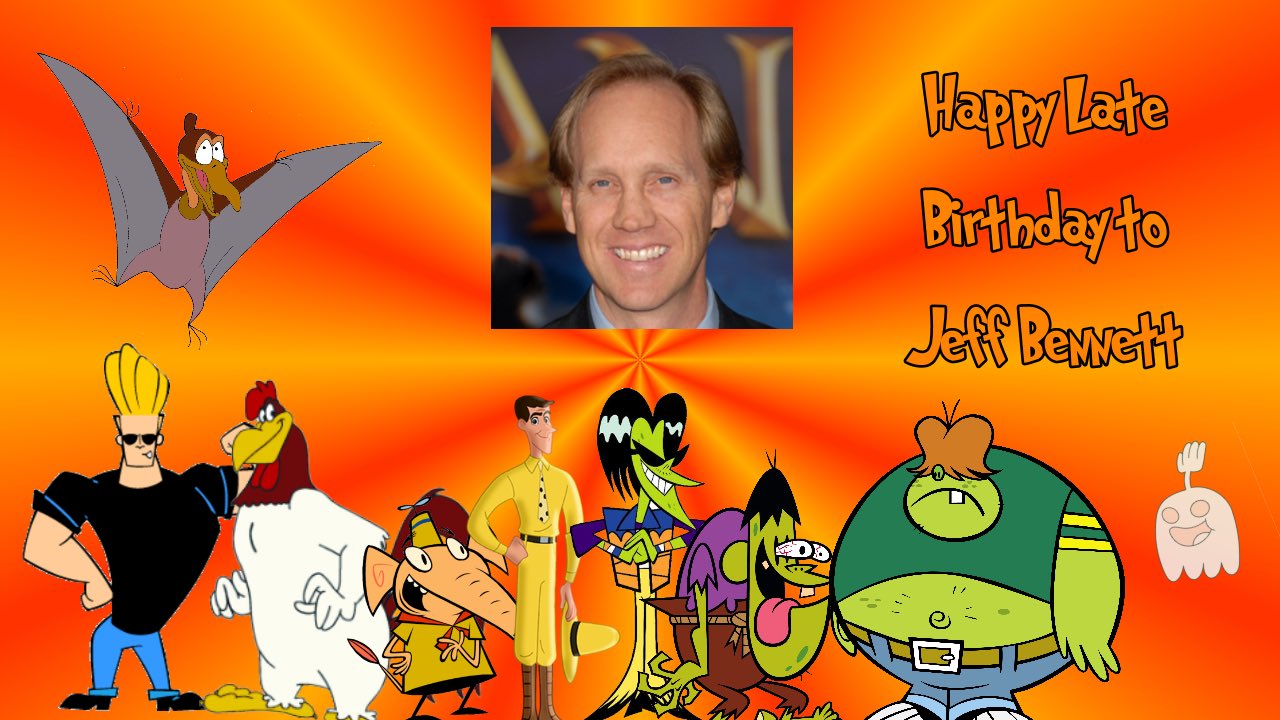 Happy late birthday to Jeff Bennett You guys 