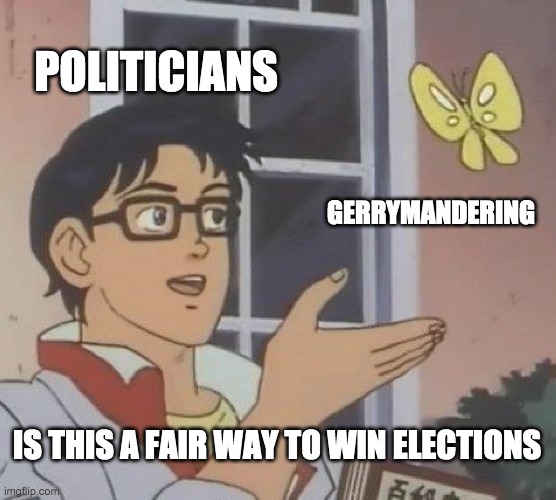 The answer is no! Don't let politicians hold all the power. Time to take it back into our hands. Vote "Yes" on ballot measure 1 to help put an end to gerrymandering.

#voting #govote #Election2020 #endgerrymandering