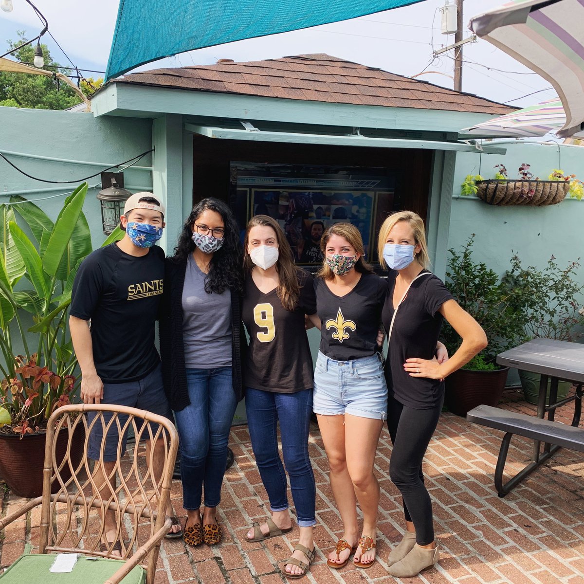 Wellness and weekends off are sure to include the Saints (with appropriate social distancing) #whodatnation⚜️