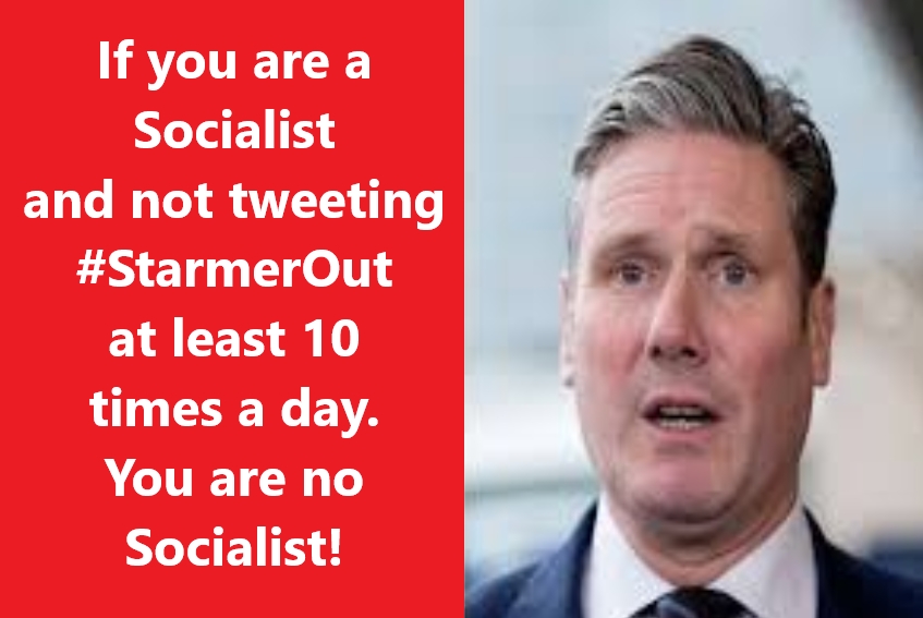 4/77, The Tories are opponentsStarmer & the Blairites are the enemy8, If by some miracle (IE a fraud election) He will become the Saviour of the Labour Party, and we will suffer the Blairites infinitum 9, Starmer has his donors, so he will not need membership fees to survive