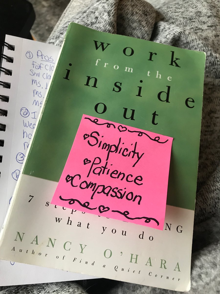 FeldkampJulie's tweet photo. Reading for work book 1 and book 2 how to be satisfied in your work and love what you do and champs https://t.co/eIIT492CkP