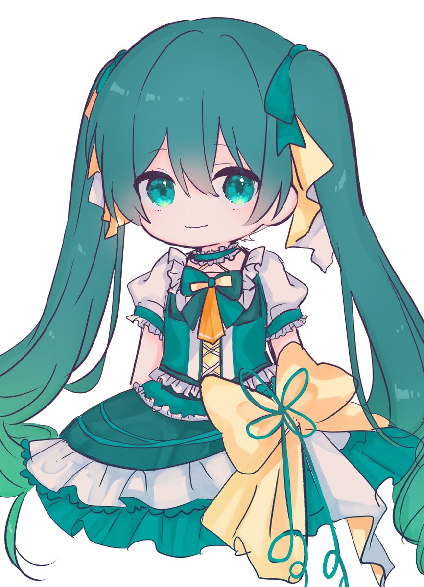 初音ミク 「はいしんでかいたみくちゃん!!!ほっぴんぐふりる!!!✨
うみうしやっぱりてんさ」|🍓宇志海いちご🍓のイラスト