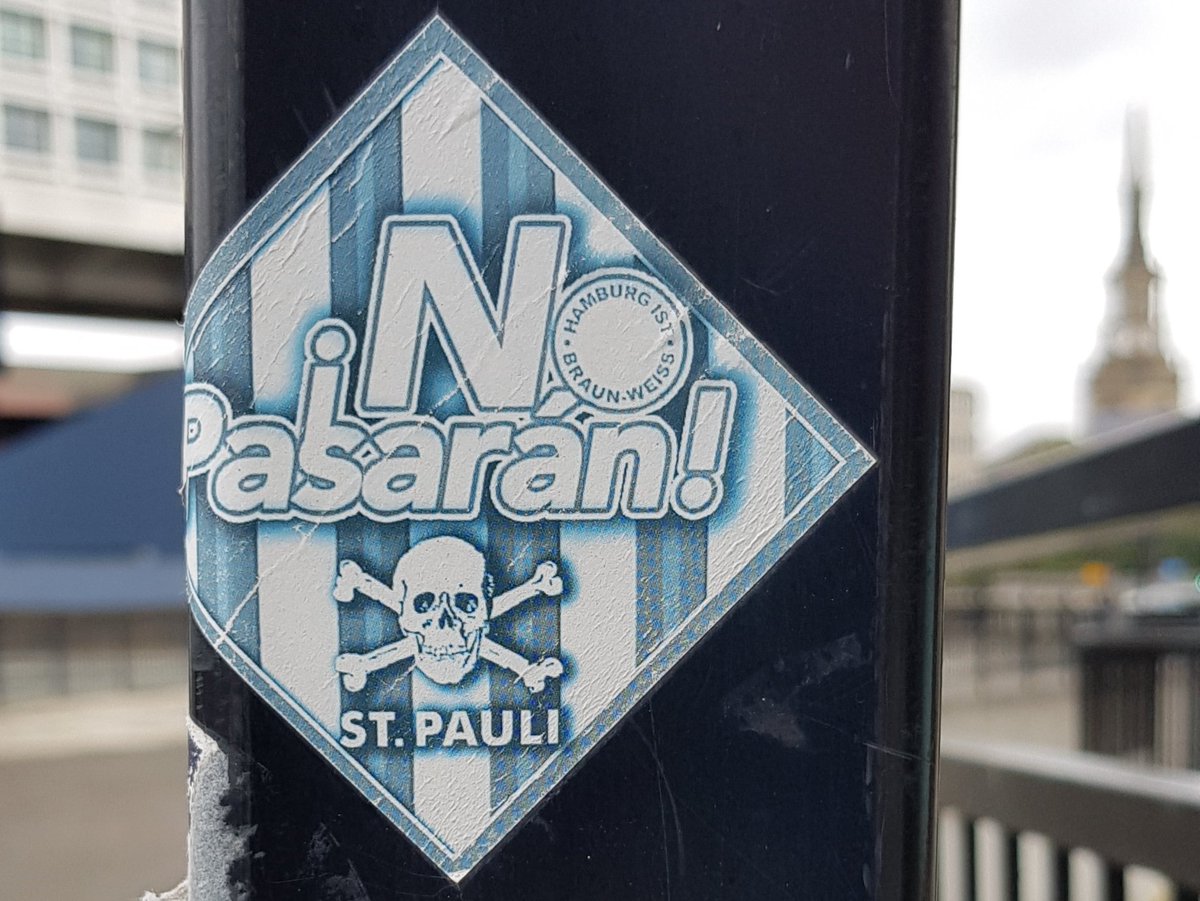 And Hamburg's other famous team - FC St. Pauli - on Pilgrim Street 
