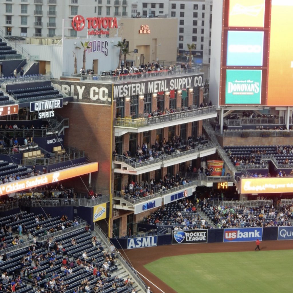 Best: Petco Park. The Western Metal Supply Building. Love how they took a building built in 1909 and integrated it into the ballpark, as the foul line no less.  #Padres