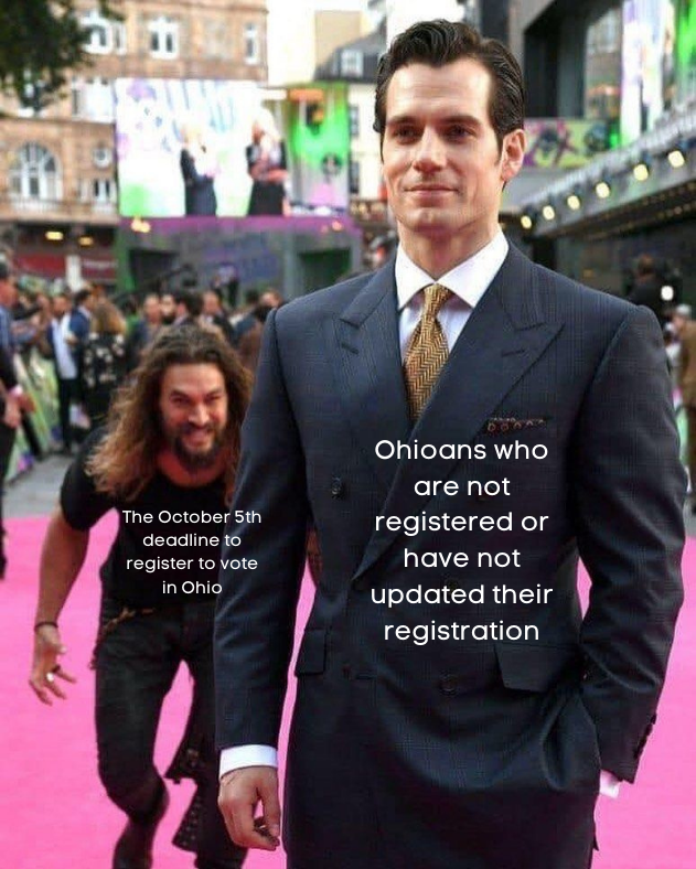 cuyahogaboe's tweet photo. The deadline to register to vote in the General Election is TOMORROW at 9 p.m.! Make sure your voice is heard this November and register to vote or update your registration today at https://t.co/mCOGqHKOG1! https://t.co/yjMFqggdfn
