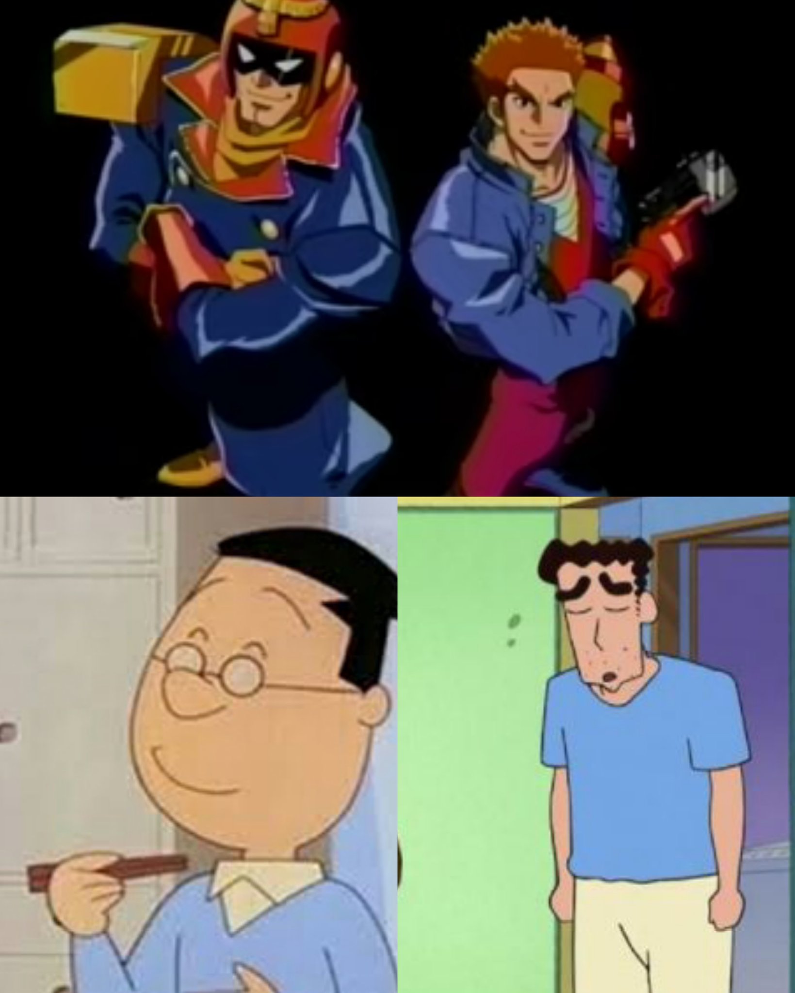 表沢良雄 おもてざわよしお 同じ声優でキャラ二人晒せ 田中秀幸さんと森川智之さん F Zeroパイロット役だった 二人は 今では 国民的なお父さん声優に 田中秀幸さん マスオ タラオの父 森川智之さん しんのすけ ひまわりの父 田中秀幸 森川智之