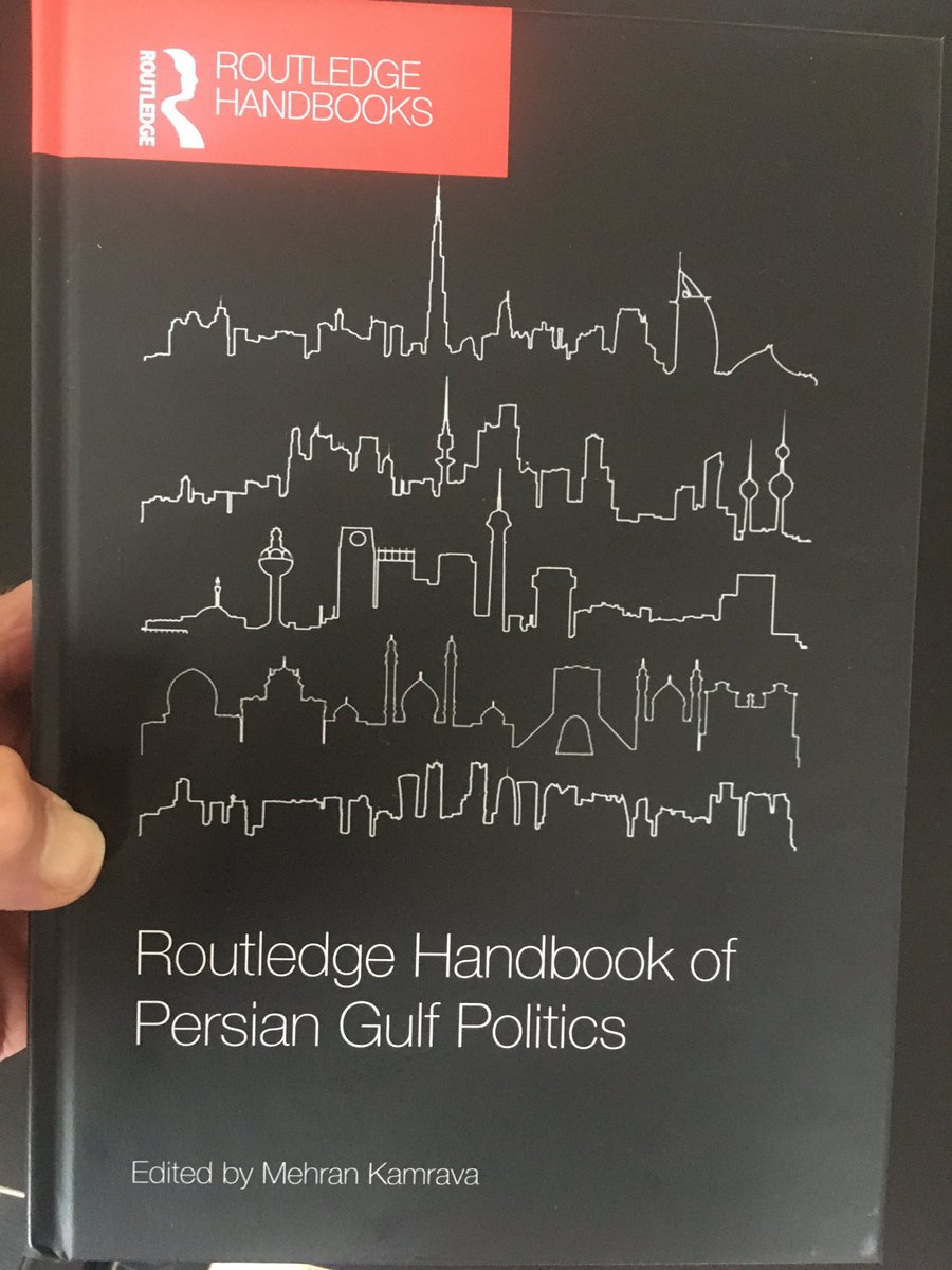 The snail-mail-man dropped this book in my mailbox yesterday. So proud to be one of the contributors to Mehran Kamrava’s edited work on Persian Gulf Politics.