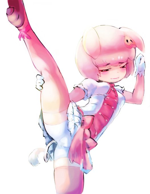 バランスのいいブタちゃんです 