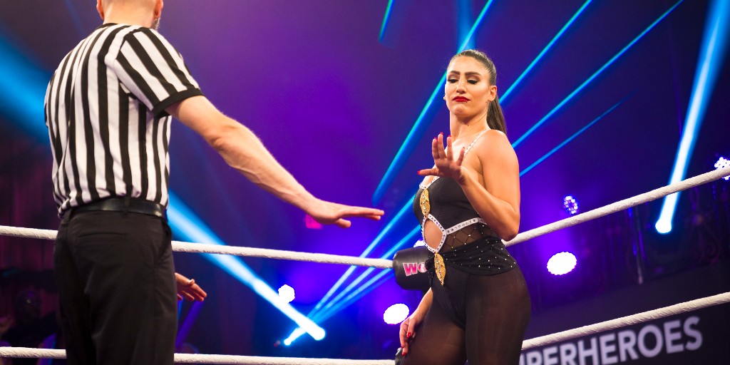WOW - Women Of Wrestling (@wowsuperheroes) on Twitter photo May your Sunday be as perfect as <a href="/WOW_Gambino/">Adriana Gambino</a> nails! ๐
๐
#WOWSuperheroes #Sundayfunday #AdrianaGambino May your Sunday be as perfect as <a href="/WOW_Gambino/">Adriana Gambino</a> nails! ๐
๐
#WOWSuperheroes #Sundayfunday #AdrianaGambino