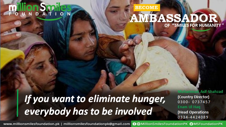 wajahatMS's tweet photo. As you grow older, you will discover that you have two hands, one for helping yourself, the other for helping others. #JoinMSFoundation https://t.co/ig0qtkx8rd