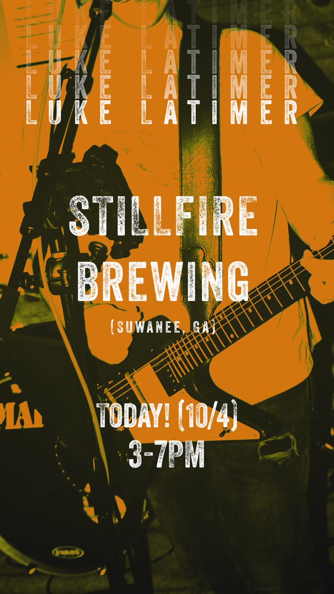 lukeLmusic's tweet photo. Playing today at @StillFireBrew from 3-7PM! Come on out!🍻🍻 https://t.co/tz8KAybdla