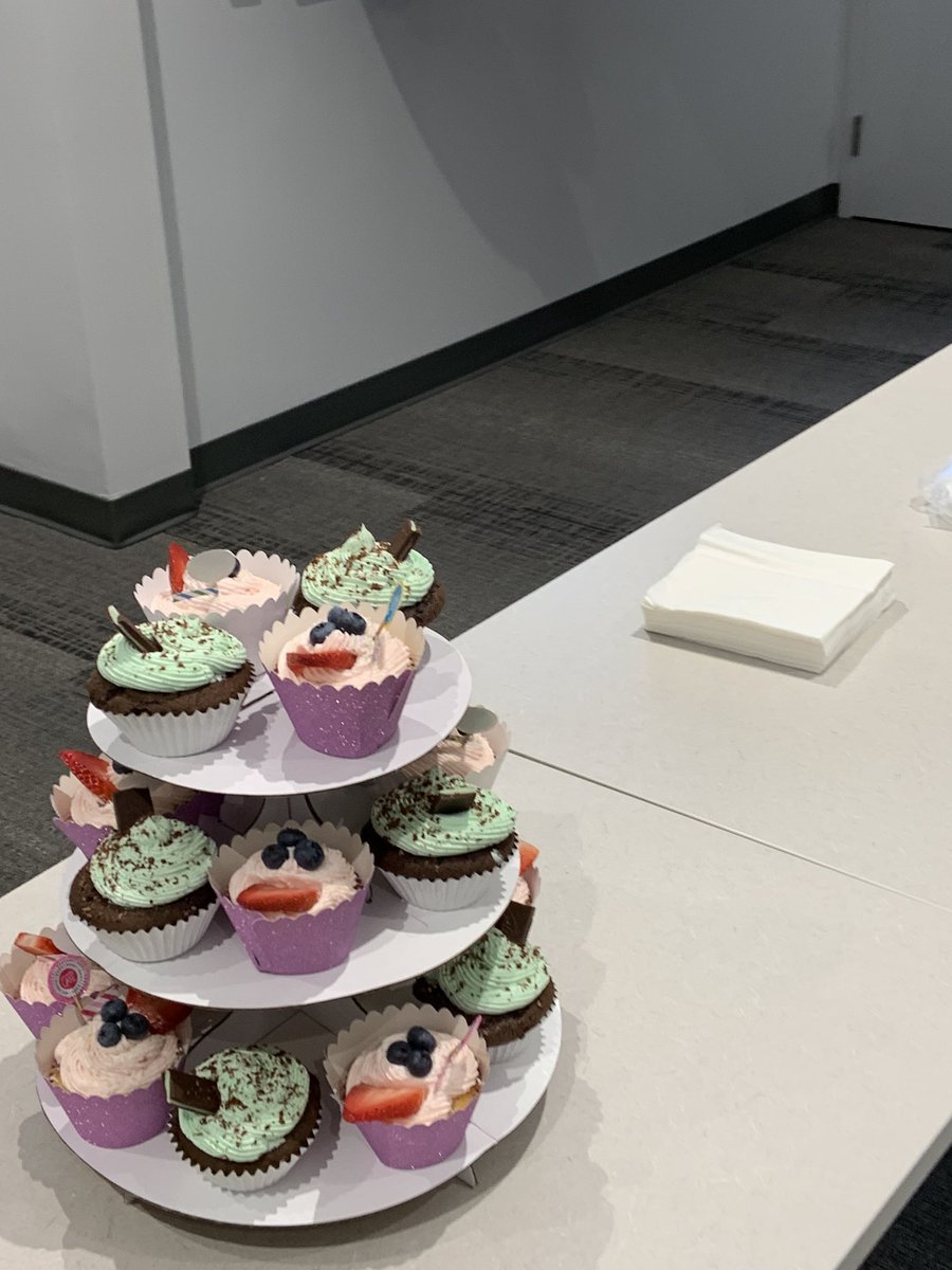 LvcSpeech's tweet photo. Late posting but the CSD/SLP program celebrated Dr Jennifer Ferry for her completion of her EdD in the spring.  We are so happy that you are a part of our CSD/SLP family !  Congratulations!! Credit to Diana Cobb for the amazing cupcakes! https://t.co/8BXhUzdiOi