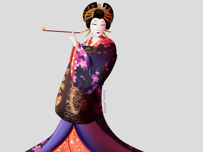 花魁 高画質 のtwitterイラスト検索結果