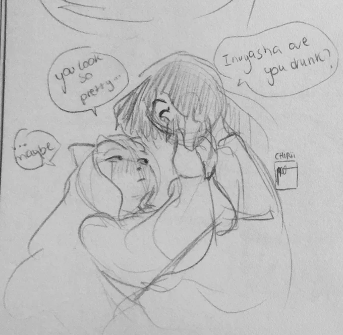 Yesterday twitter reminded me that the sequel of inuyasha was coming so yeah I couldn't resist 