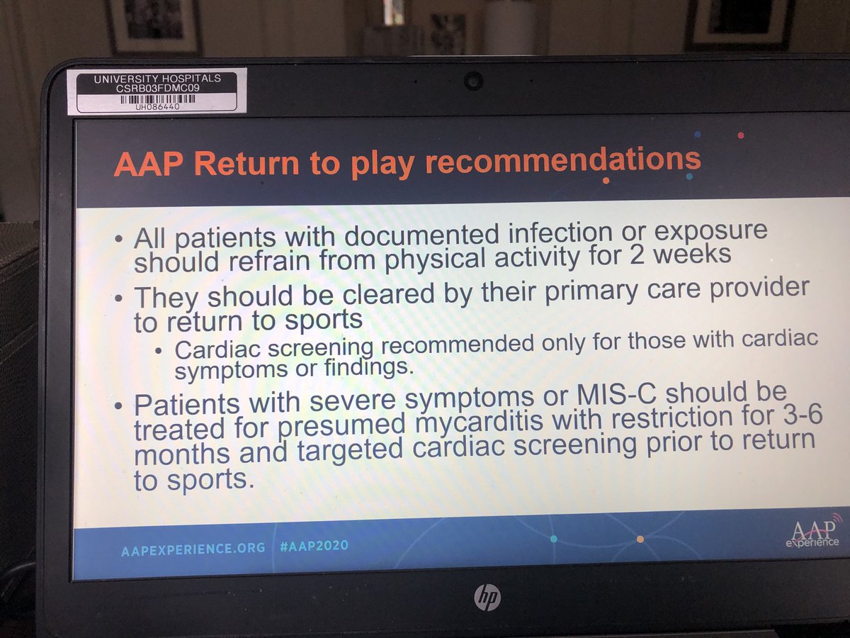 Dr Kevin Shannon talking about SCD and referenced AAP return to play recommendations ⁦<a href="/AAPNews/">AAP News</a>⁩ ⁦<a href="/AAPexperience/">AAP National Conference & Exhibition</a>⁩ ⁦<a href="/TheCongenital/">VC3 (The Virginia Congenital Heart Collaborative)</a>⁩