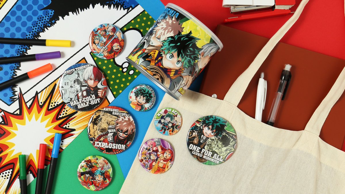 少年ジャンプ応募者全員サービス　僕のヒーローアカデミア　缶バッジセット　未開封品