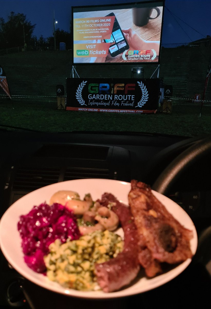 MrCow_man's tweet photo. I can get used to this drive-in cinema #DriveInCinema #GRIFFfilmfest #KuWrongKuRough #GeorgeDiaries https://t.co/Af6tA3JYfC
