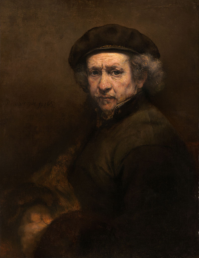 SP, 1659: According to  @ngadc, which dubs this painting Self-Portrait Frowning, “Rembrandt painted this self-portrait in 1659, when he had suffered financial failure after many years of success.” #OTD#Rembrandt