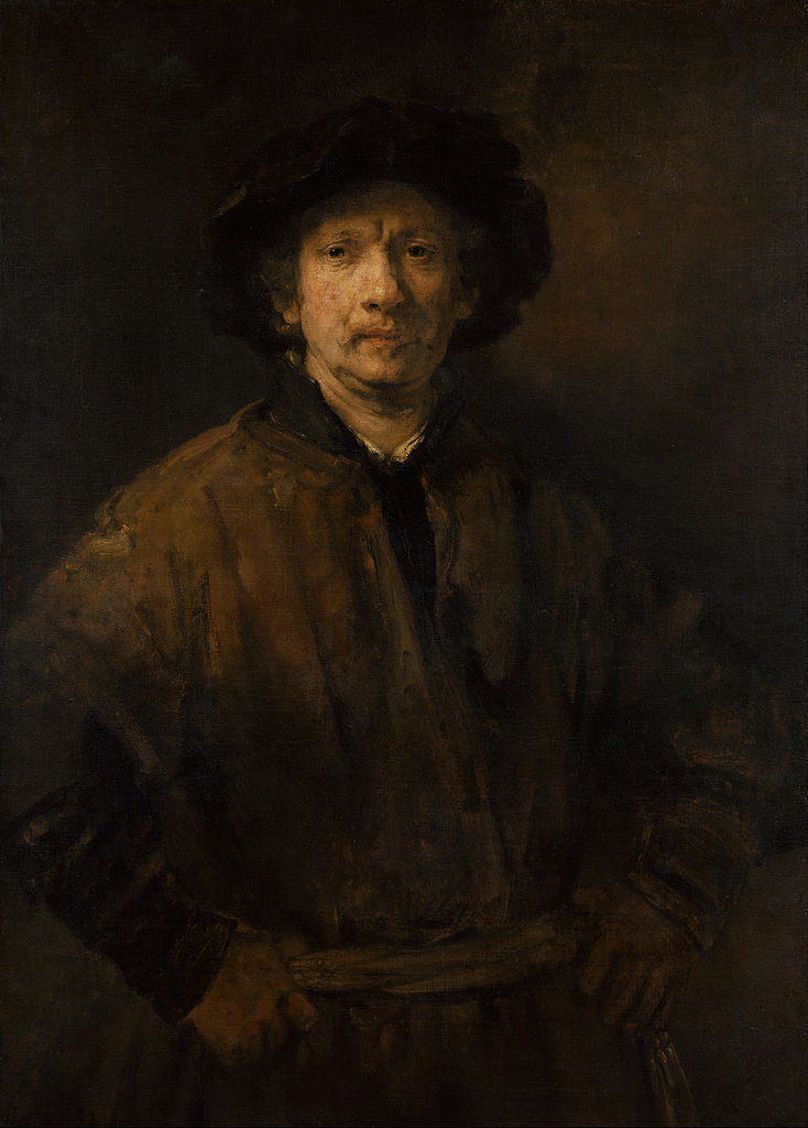 In this thread, HF [ http://bit.ly/HistoryFacesApp ] offered 6 Rembrandt self-portraits. Do they, “form a unique and intimate biography, in which the artist surveyed himself without vanity and with the utmost sincerity,” as per Wiklipedia? We cut & paste... you decide. #OTD#Rembrandt