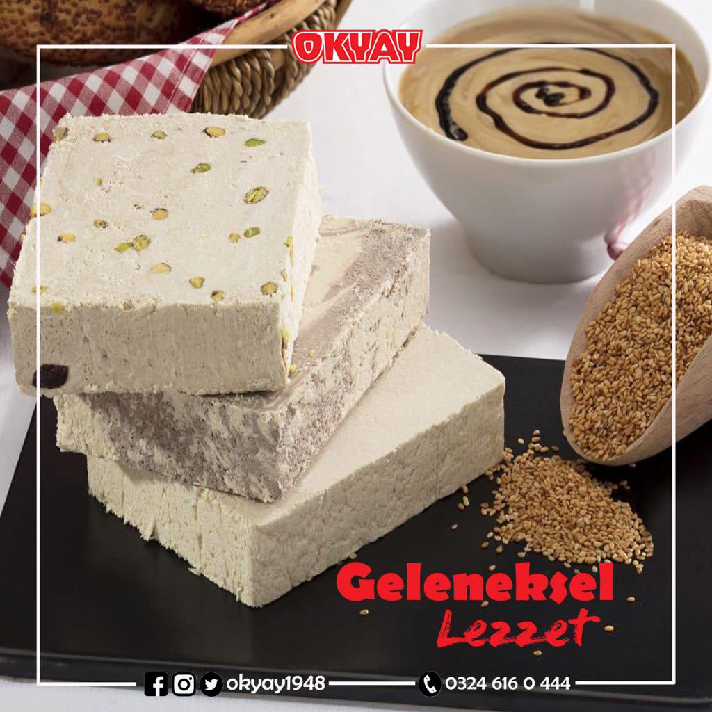 1948’den beri en gelenekseli OKYAY’dan💫

Tüm ürünlerimiz ve siparişleriniz için okyayhelva.com.tr adresini ziyaret edebilir ve 0324 616 0 444 sipariş hattımız ile iletişime geçebilirsiniz.