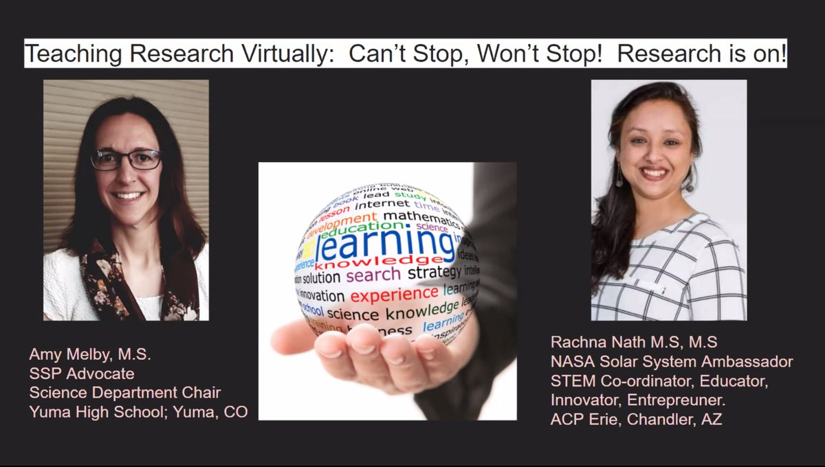 JrResearchGSST's tweet photo. #SSPteach Learning techniques for teaching virtually!
@NHREC_NA
@NHGSST
#BoldlyGoing #WeAreNewHorizons https://t.co/MEZoUQjOLG