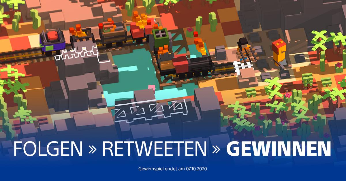 PlayStationDE's tweet image. Schnappt euch einen von drei Store-Codes für #Unrailed! und lasst euren Zug nicht entgleisen. 🚆 

TNB: bit.ly/2GEXpuA #PS4