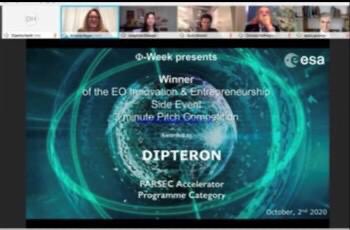 Delighted to have DIPTERON #Consortium the #winner #pitch between the 15 #PARSEC Consortia at É-O #innovation & #entrepreneurship #competition during the #ESA Phi-Week. #satellite #earthobservation #ArtificialIntelligence #Brasil