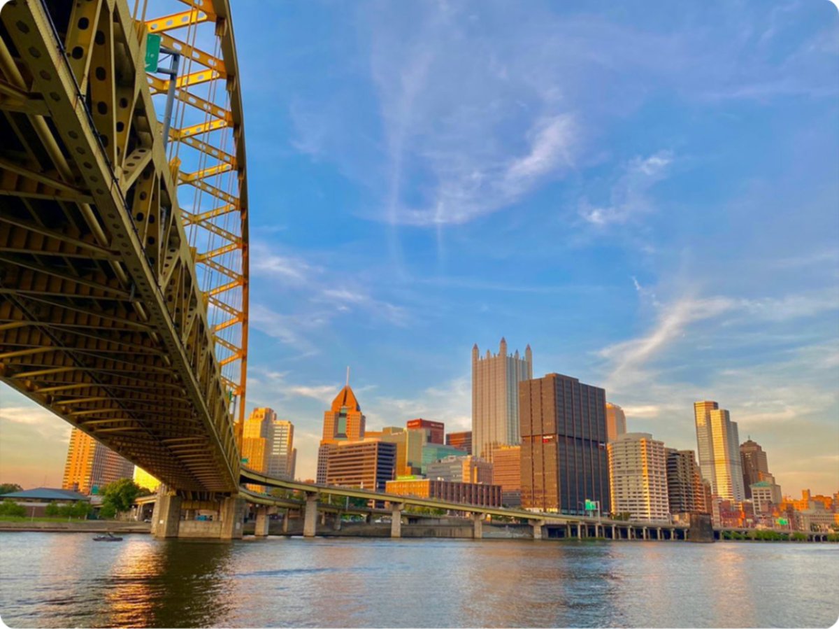 SeeSpans's tweet photo. Pittsburgh has an embarrassment of riches (honestly could do a whole bracket on just them) but Fort Pitt's awe-inspiring view of the skyline and a bunch of other bridges) coming out of the tunnel is otherwordly. Shout out to @ ktk7895 on insta for 1 &amp; 2 of these pics (go follow!) https://t.co/gfnBpYJSOP