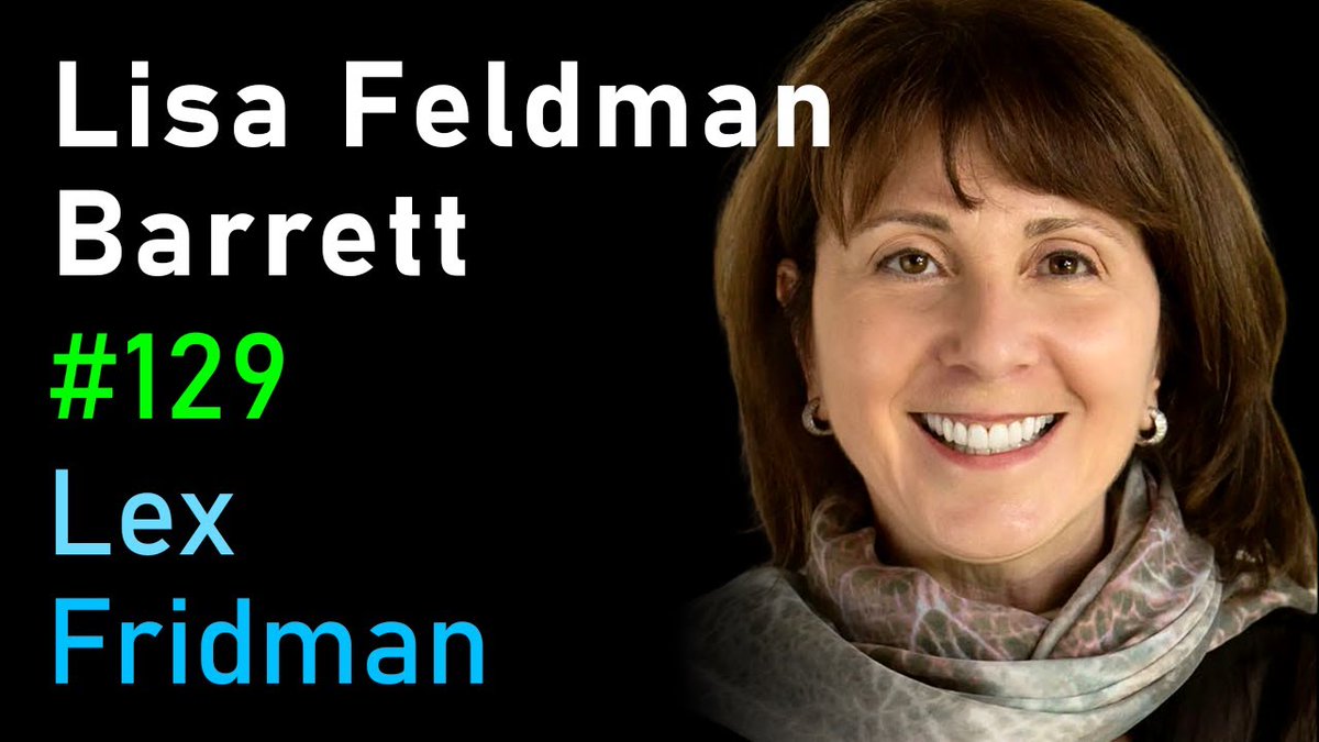 Here's my conversation with Lisa Feldman Barrett (<a href="/LFeldmanBarrett/">Lisa Feldman Barrett</a>) where we discuss her convention-challenging ideas about how the brain works, including emotion, empathy, prediction, dreams, and free will. Pre-order her new book. It's a great read. youtube.com/watch?v=NbdRIV…