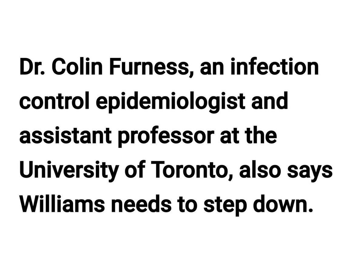 And worse, Ford claims it's science with Doctor Williams providing cover. Science tells them to delay they tell us.Meanwhile actual scientists and doctors, who are not exactly known for fiery language, are calling them "absolutely crazy".