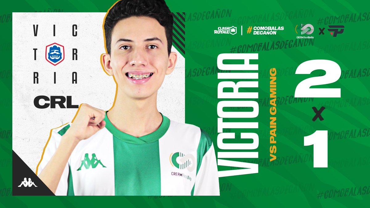 #BTSCR | Ganamos 2-1 a <a href="/paiNGamingBR/">paiN Gaming</a> en la cuarta jornada de #CRLWest y vamos recuperando posiciones en la clasificación.

Queda mucho por hacer, pero que nadie dude de este equipo <a href="/Josega_znipe/">Chispa 🪚😈</a> <a href="/xPedro15/">xPedro15</a> <a href="/DiegoE_CR/">DiegoE</a> <a href="/SaintBelikin/">SaintBelikin</a> @michifucr 

#TeQuieroBetis 💚 #ClashRoyale