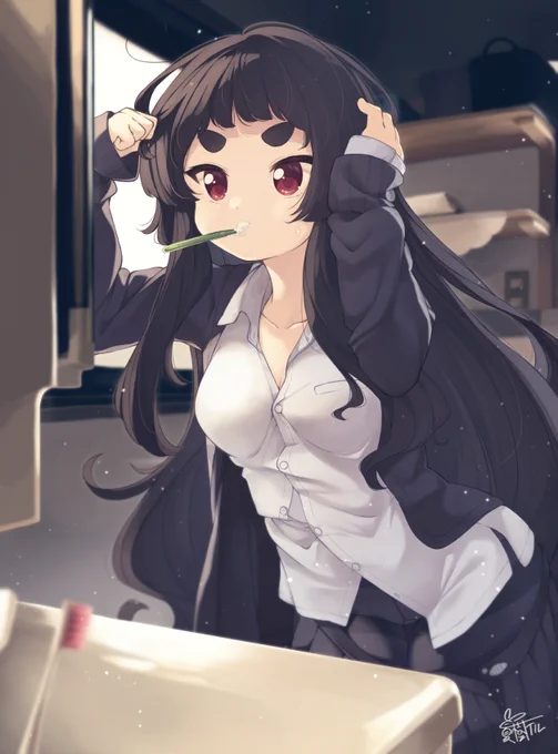 ちょっと最近全然絵上げれてないから再掲させて #うちの子 