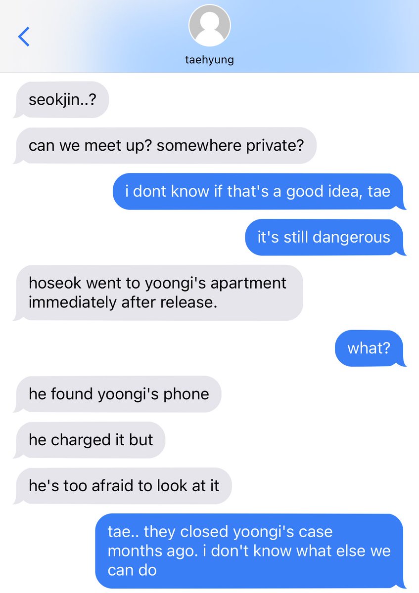 — months after yoongi's disappearance