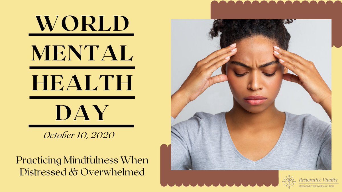 VitalityRestore's tweet photo. All week long we'll be talking about #WorldMentalHealthDay& the affect #MentalHealth has on your #HolisticHealth.
#Telewellness #Fitness #SundayVibes #HolisticHealth #Holistic #HealthAndWellness #Mindfulness #SelfCare #ExerciseMotivation #ExerciseIsMedicine #SelfCareSunday https://t.co/tkGK00uDMR