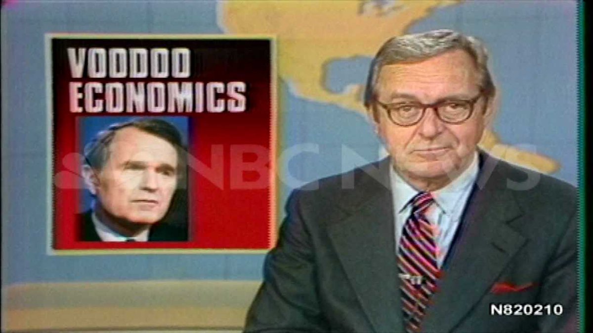 It wasn't even partisanly untrue. George H.W. Bush campaigned against Reagan's faulty ideas, calling them "voodoo economics."It was a myth, a total lie, but it enabled the GOP to create a massive redistribution of wealth that was sold on falsehoods.13/
