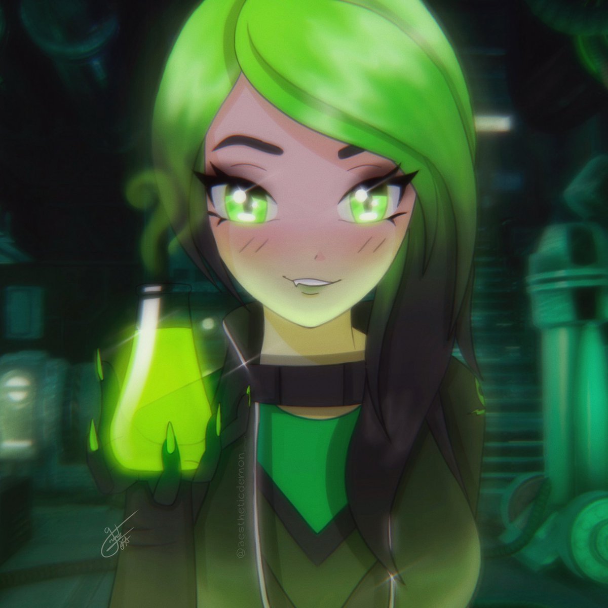 Aestheticdemon Toxic D3nni Yt S Fortober Week 1 Fortnite Fortniteart フォートナイト フォートナイトイラスト