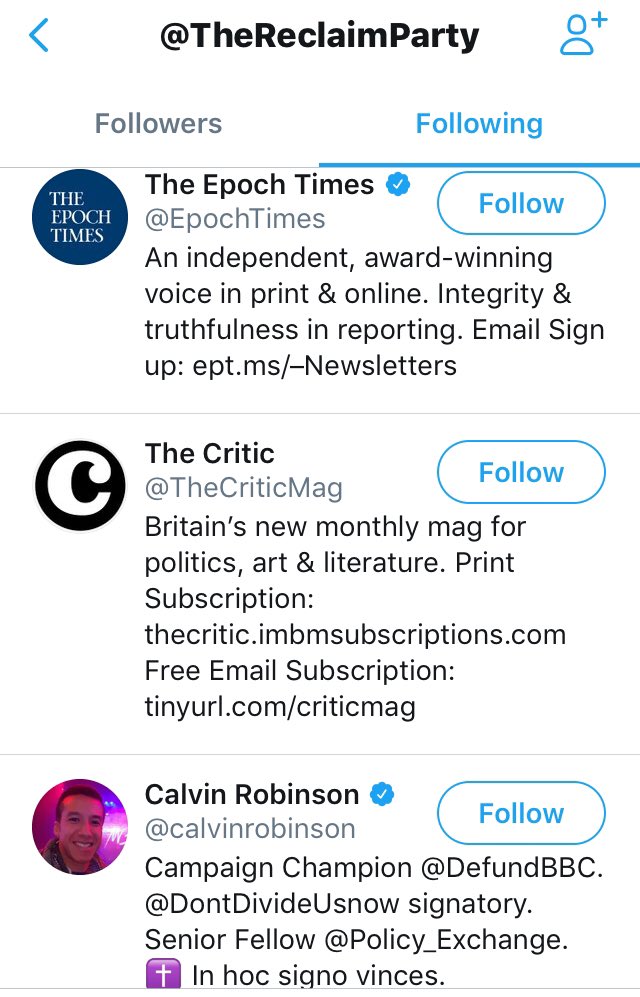 This thread is going to concentrate on these particular first follows: