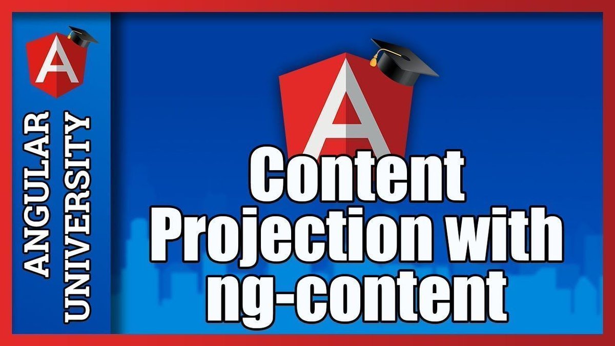AngularUniv's tweet photo. #Angular Content Projection with ng-content In Detail
https://t.co/CONx23RwHH https://t.co/rny6lXFLSr
