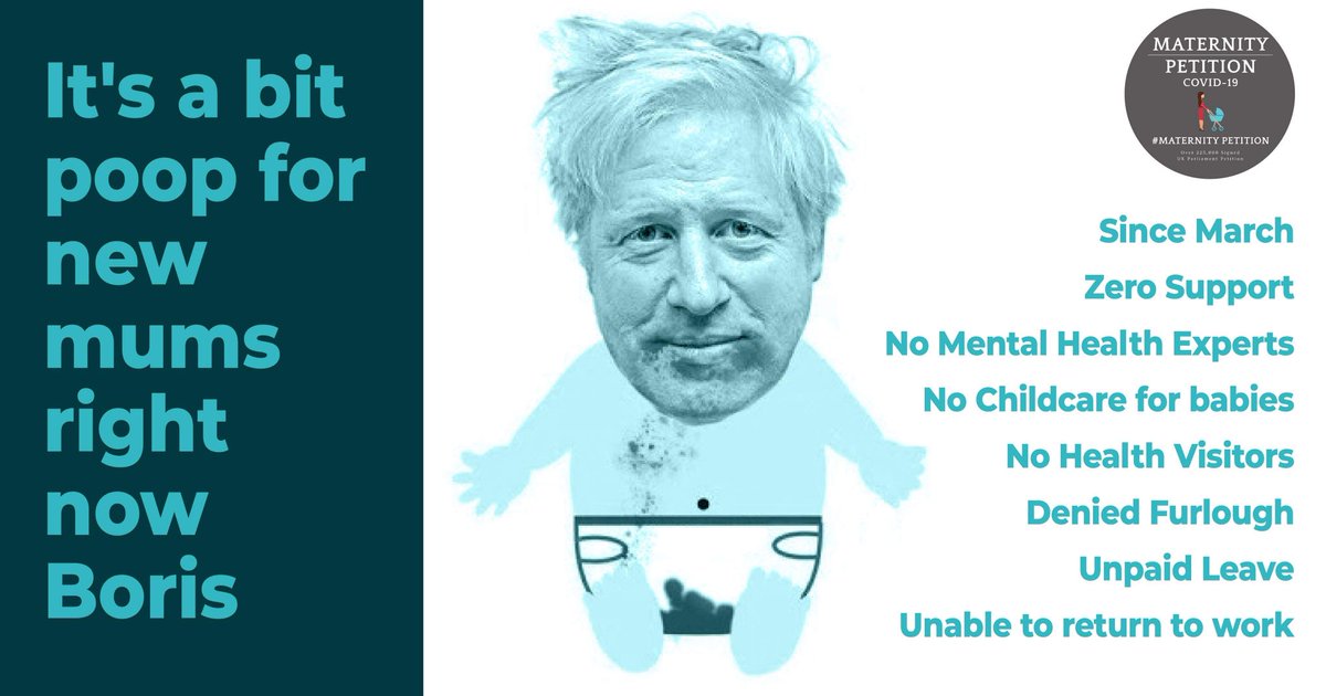 The #maternitypetition is fundamentally an issue of equality. <a href="/scullyp/">Paul Scully</a> <a href="/BorisJohnson/">Boris Johnson</a> Women are bearing the brunt of the COVID. New parents are asking for a small extension of statutory Maternity Leave in order to find appropriate childcare &amp; support. #ExcludedUk #Gapsinsuppprt