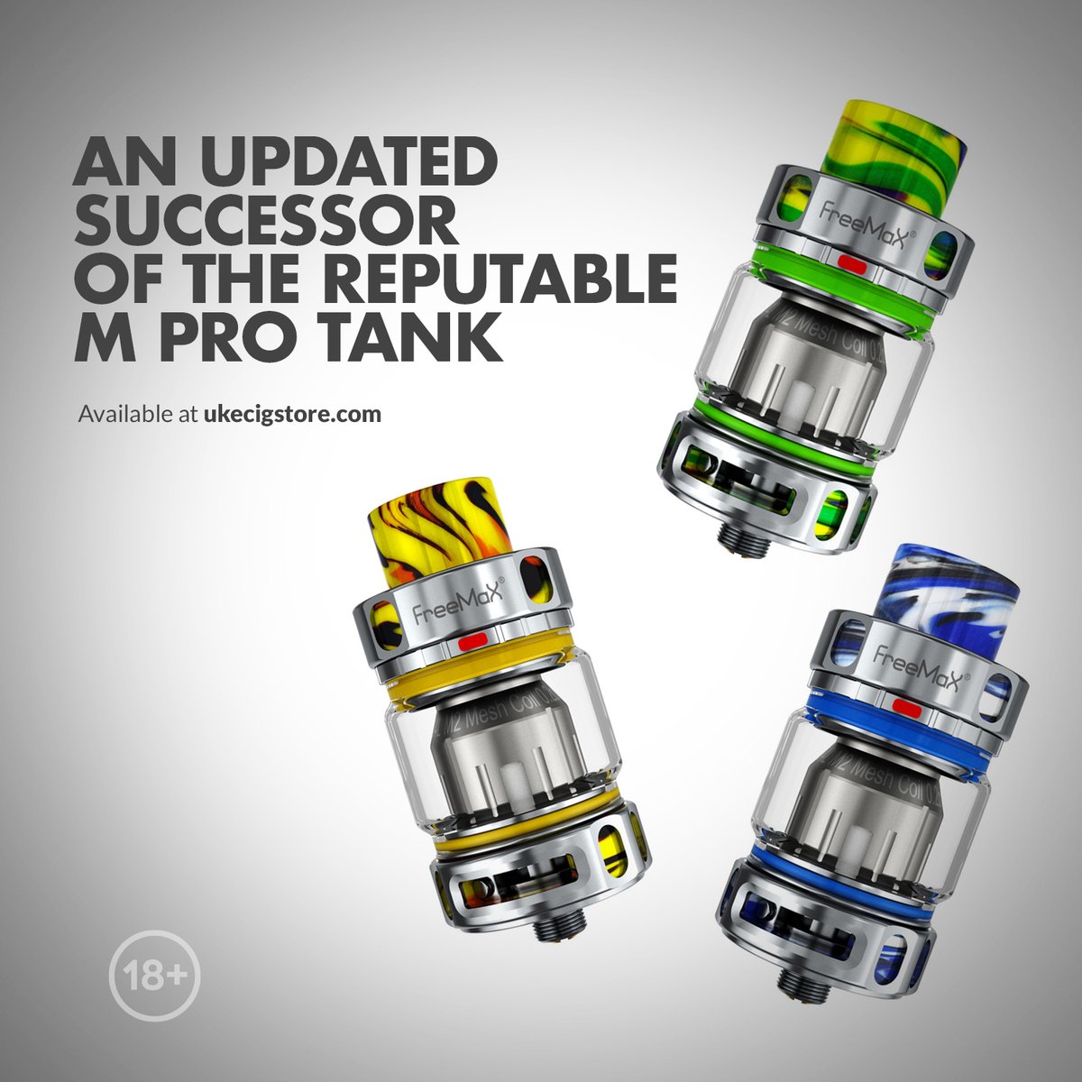 UKECIGSTORE's tweet photo. The M Pro 2, newly designed beauty and durability. Upgraded to the Max!!
#Freemax have improved the vaping experience! 🔥
Available at https://t.co/vqYm68mJkn
#MPRO2TANK #vapetank #subohm #vapelove #vapefriends #vapeon #vapefam #vapelyfe #atomizer #vapedaily #cloudchaser https://t.co/iQhTO5mC3H