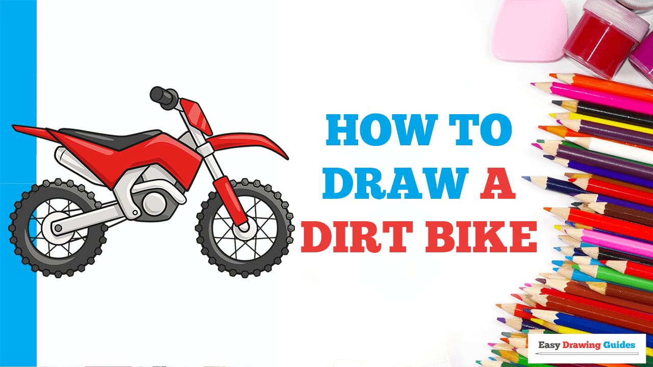 Bike Drawing » How to draw an Bike Step by Step