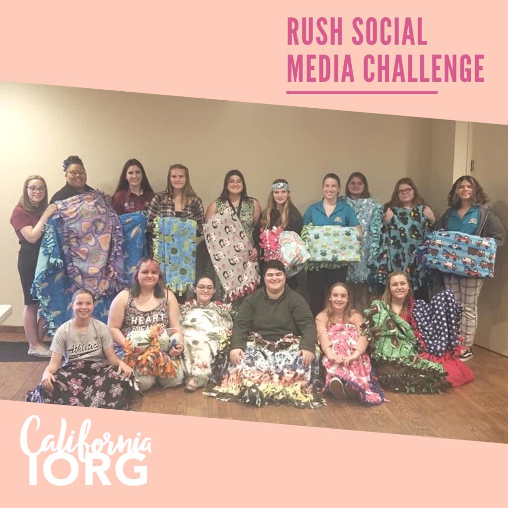 CARainbowGirls's tweet photo. Oct. 4-10 🌻
Service Superheroes:
Post your favorite service project. Shown here are Districts 54, 56, and 57 with tied blankets they made for the Painted Turtle, our state service project! 

 #YOUTH #GIRLS #SERVICE
#FUN #CAIORG
#RUSH2020SMCHALLENGE 
#WHYIRAINBOW https://t.co/zIFJePt3DB