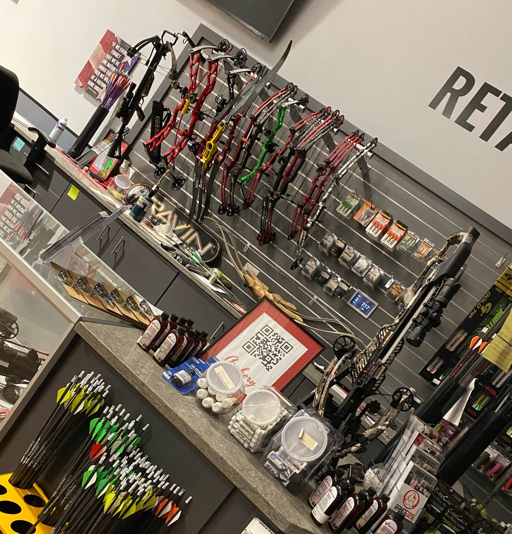 range_129's tweet photo. Introducing our fletching station! This counter is where our archery team will have you choose your arrows and fletch them right then and there. Come in today and get your arrows fletched! #range129 https://t.co/F1i1wg7UYN