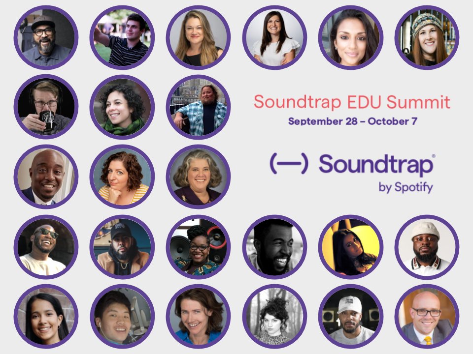soundtrap's tweet photo. If you haven't registered for the #SoundtrapEDUSummit, it's not too late! 

Sign up now for this free online event to access sessions on storytelling, student identity, songwriting, public speaking and more. https://t.co/eU954tyHzn 

#TheirVoiceTheirWorld https://t.co/Y3mmdji3fH