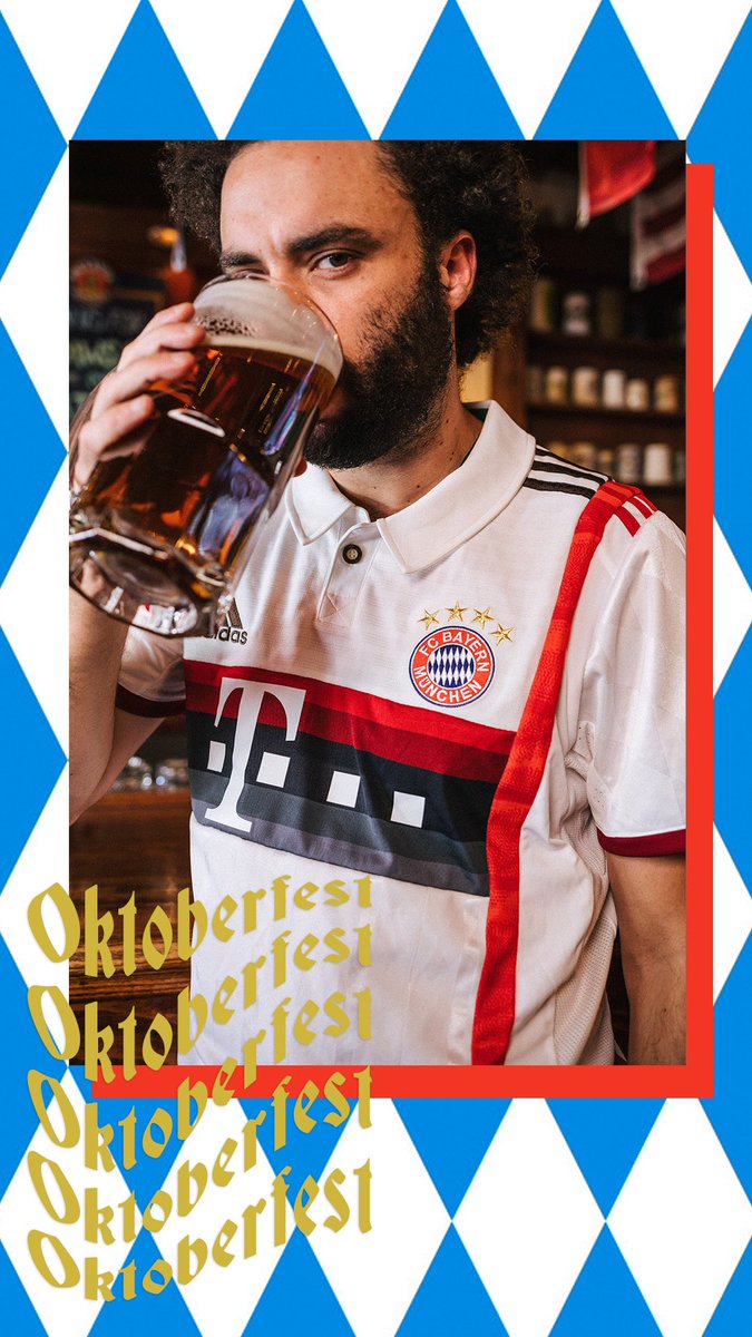 Zachary_S_Moore's tweet photo. Today is the last day of Oktoberfest so @ChampionSlye and I dropped this fun @FCBayernUS themed project. 

Mashup design contains pieces of 7 Bayern Munich jerseys hand sewn to replicate the look of lederhosen.

Raffle Tickets 🎟: $5

More Info: https://t.co/KsEct52JbG https://t.co/VxdtA6YLoT