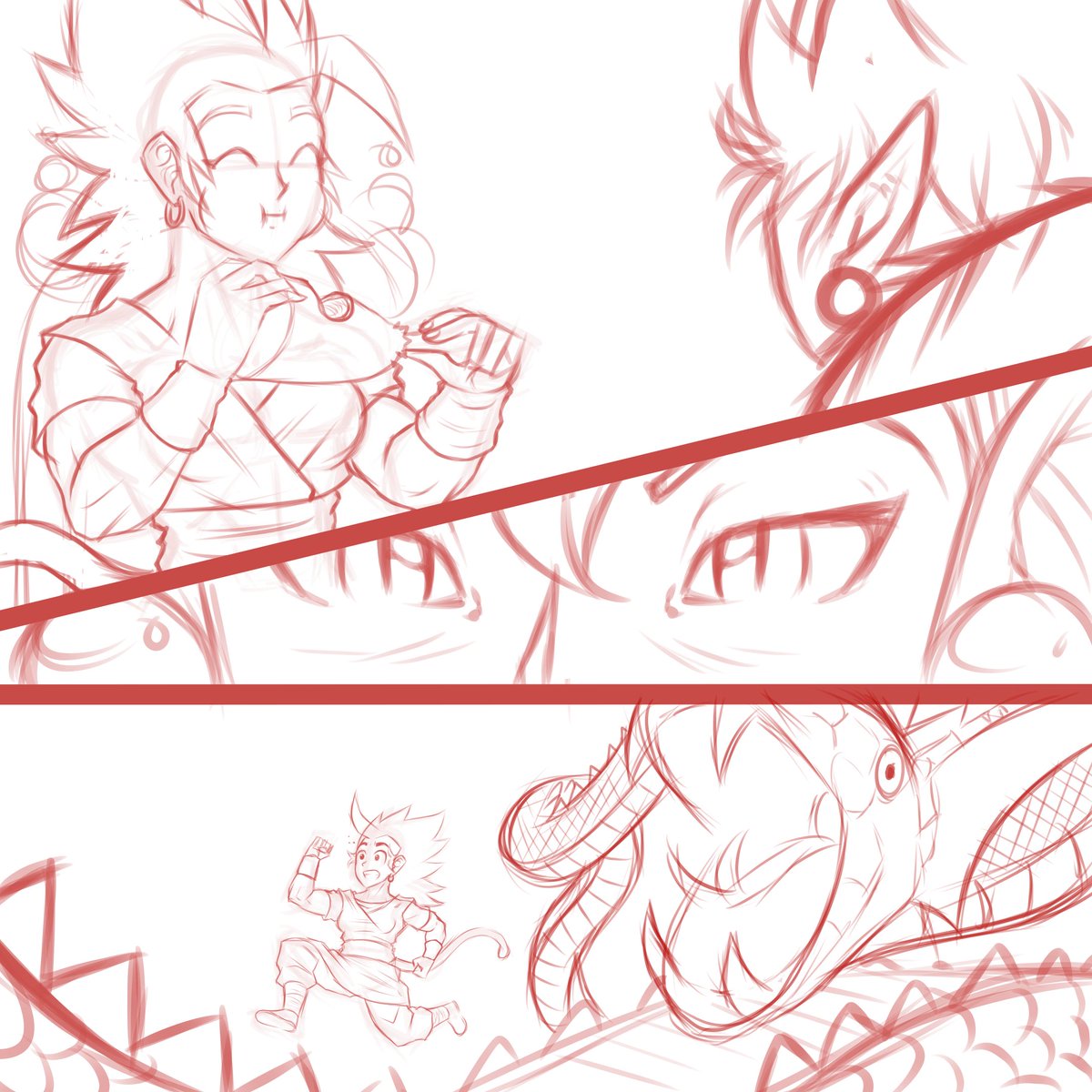 DragonballProxy's tweet photo. Warmup sketch (#1) I want to make a habit of warming up and keeping up with my skills. So here's a warmup fun sketch. #DRAGONBALL #DRAGONBALLZ #DRAGONBALLSUPER #FEMALESAIYAN #SNAKEWAY #LGBTQ #SNAKE #MONKEY #KAI #SAIYAN #DRAGONBALLPROXY #RUNRUNRUN https://t.co/VpkB1SHsUB