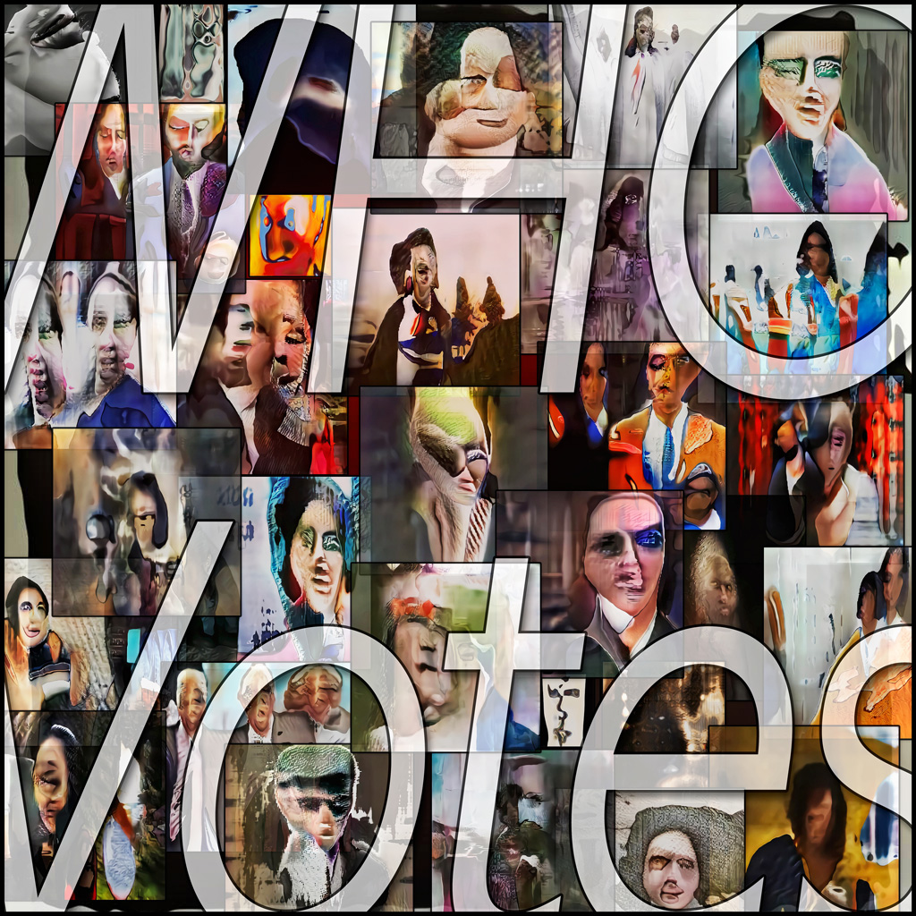 Who Votes IX is an artistic visual study considering how #AI affects the world through the #stereotypes it shares with our politicians. Please use #responsibleai instagram.com/p/CF7rN1SDsqT/…