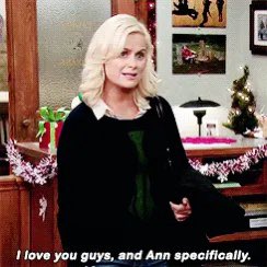 “I love you guys and Ann specifically.”